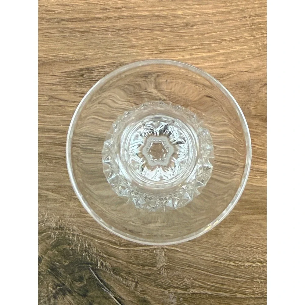 VTG PAIR (2) Cristal D'arques Verres a Pied Longchamp‎ No 5 Crystal Stemglasses